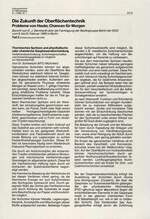 Die Zukunft der Oberflächentechnik – Teil 2