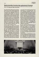 Elektrochemiker forschen über galvanische Prozesse