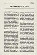 Aus der Praxis – für die Praxis 07/1990
