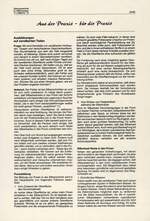 Aus der Praxis – für die Praxis 10/1986