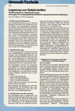 Lagerung von Gefahrstoffen