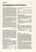 Umweltbelastung durch Kadmium