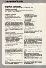 Arbeitskreis Leiterplatten der Deutschen Gesellschaft für Galvano- und Oberflächentechnik