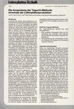 Die Anwendung der Taguchi-Methode
innerhalb der Leiterplattenproduktion