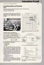 Kontaktverhalten und Schalten Teils