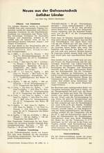 Neues aus der Galvanotechnik östlicher Länder