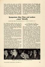 Symposium über Titan und andere „neue" Metalle