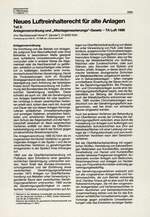 Neues Luftreinhalterecht für alte Anlagen