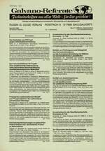 Galvano-Referate 11/1986