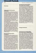 Zur Info - Umwelttechnik 08/1990