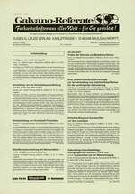 Galvano-Referate 01/1994