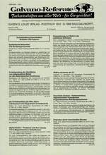 Galvano-Referate 08/1990