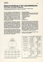 Datenverarbeitung in der Laborkitteltasche