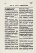 Aus der Praxis – für die Praxis 12/1986