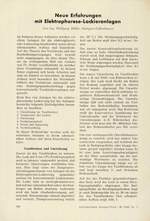 Neue Erfahrungen mit Elektrophorese-Lackieranlagen