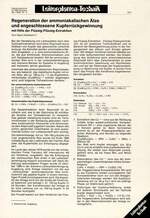 Regeneration der ammoniakalischen Atze und angeschlossene Kupferrückgewinnung mit Hilfe der Flüssig-Flüssig-Extraktion