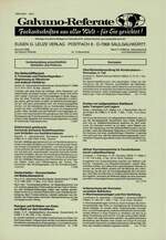 Galvano-Referate 12/1986