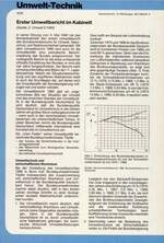Erster Umweltbericht im Kabinett