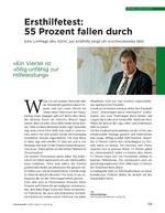 Ersthilfetest: 55 Prozent fallen durch – Eine Umfrage des ADAC zur Ersthilfe zeigt ein erschreckendes Bild