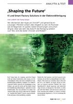 ‚Shaping the Future‘ – KI und Smart Factory Solutions in der Elektronikfertigung