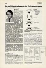Prozeßüberwachung in der Galvanoformung