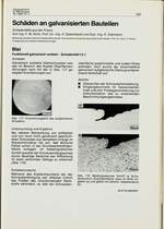 Schäden an galvanisierten Bauteilen