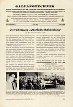 Die Fachtagung "Oberflächenbehandlung"