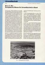 M.U.T.’95 – Europäische Messe für Umwelttechnik in Basel