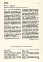 Brief aus England 01/1985