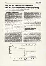 Blei als Anodenwerkstoff bei der elektrochemischen Metallabscheidung