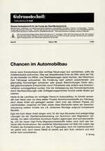 Chancen im Automobilbau