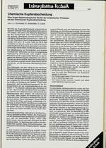 Chemische Kupferabscheidung