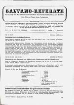Galvano-Referate 08/1960