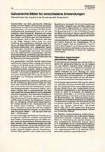 Galvanische Bäder für verschiedene Anwendungen