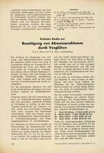 Kritische Studie zur Beseitigung von Abwasserschlamm durch Verglühen