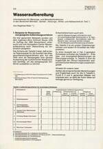 Wasseraufbereitung – 6. Teil