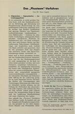 Das „Phosteem"-Verfahren