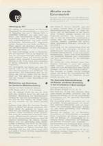 Aktuelles aus der Galvanotechnik 01/1971