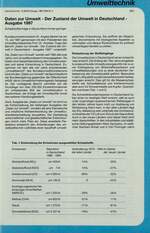 Daten zur Umwelt - Der Zustand der Umwelt in Deutschland – Ausgabe 1997