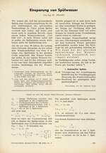 Einsparung von Spülwasser