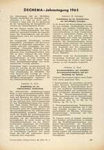 DECHEMA-Jahrestagung 1965