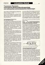 Transmecer-Processer, automatische Wiederaufbereitungsanlage
von verbrauchten ammoniakalischen Atzlösungen