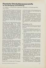 Fluorierte Chlorkohlenwasserstoffe für die Reinigung und Entfettung