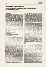 Galvano – Aluminium