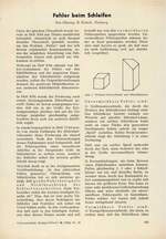 Fehler beim Schleifen