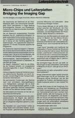 Micro-Chips und Leiterplatten Bridging the Imaging Gap