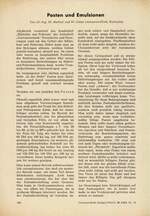 Pasten und Emulsionen