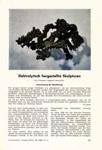 Elektrolytisch hergestellte Skulpturen