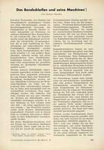 Das Bandschleifen und seine Maschinen