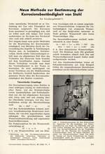 Neue Methode zur Bestimmung der Korrosionsbeständigkeit von Stahl